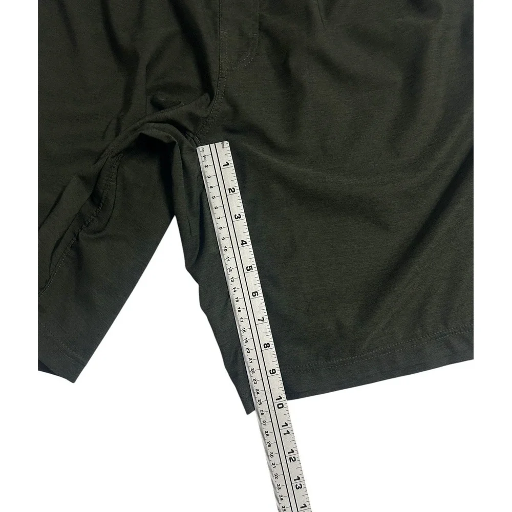Prana‎ Peak To Creek Shorts Men's Size XL Performance Black Olive Green